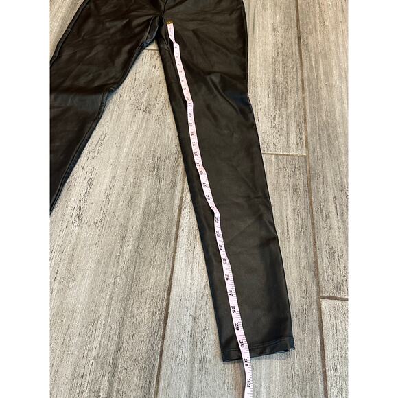 Generation Live Black Vegan Leather Leggings size XS - Picture 5 of 9